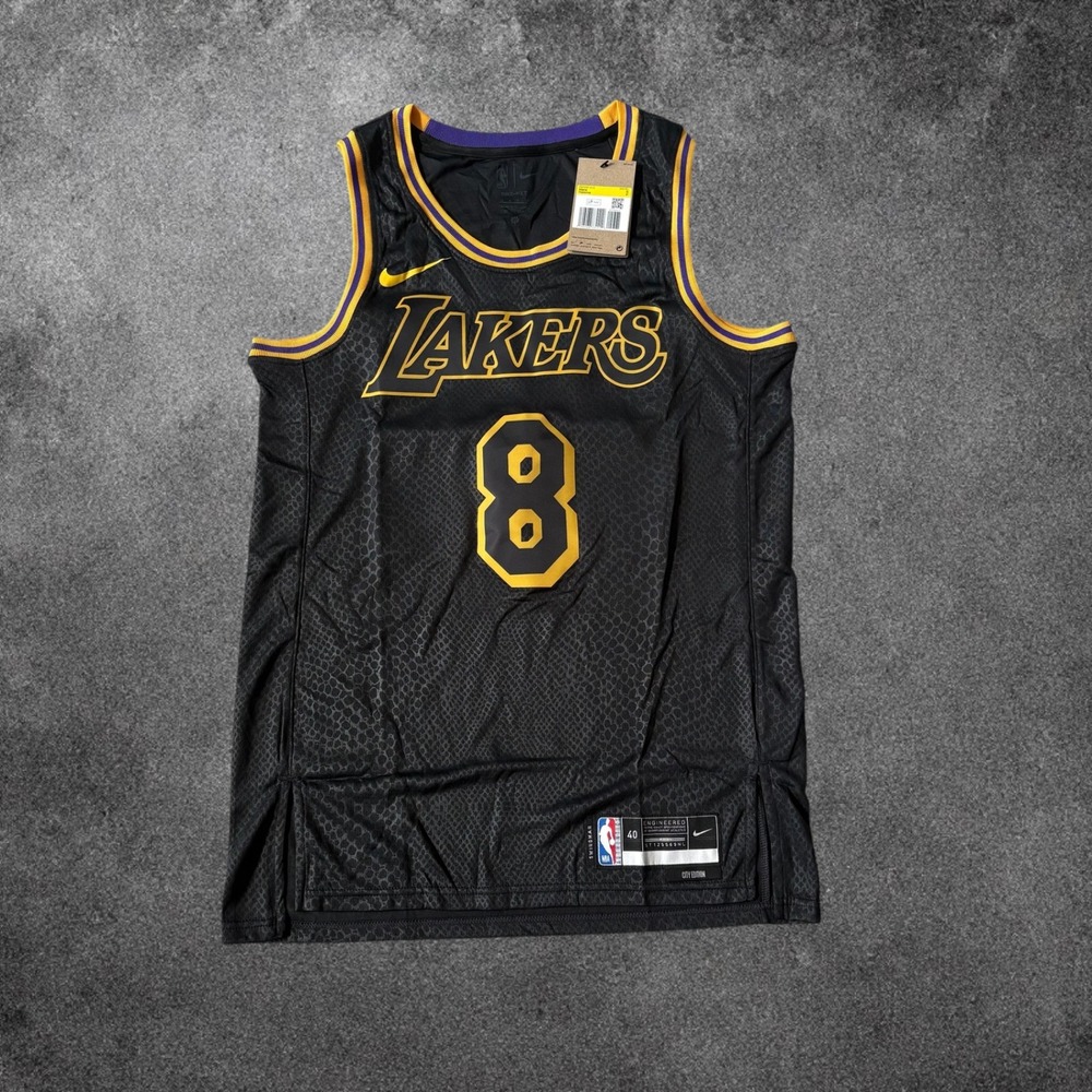 Nike Kobe Bryant Lakers Black Mamba City Edition Jersey 8 24 FN7297-010 Mens S